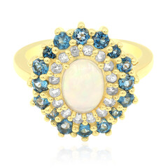 Anello in argento con Opale di Welo
