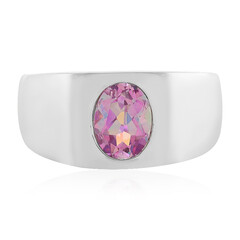 Anello in argento con Topazio Anniversario