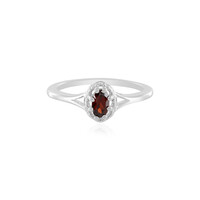 Anello in argento con Granato Mozambico