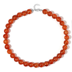 Collana in argento con Quarzo Sunfire