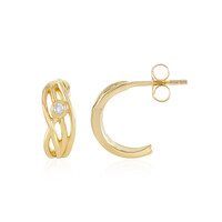Orecchini in argento con Diamante I2 (H)