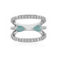 Anello in argento con Grandidierite