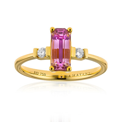 Anello in oro con Diasporo Rosa (AMAYANI)