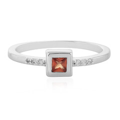 Anello in argento con Zaffiro Tramonto