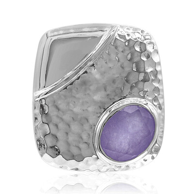 Ciondolo in argento con Giadeite Lavanda (MONOSONO COLLECTION)
