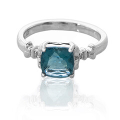 Anello in argento con Fluorite Verde
