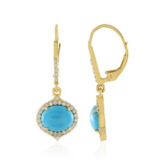 Orecchini in argento con Turchese Sleeping Beauty (Faszination Türkis)