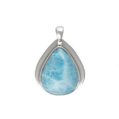 Ciondolo in argento con Larimar