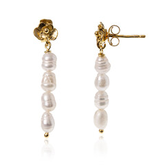 Orecchini in argento con Perla di Acqua Dolce (Joias do Paraíso)