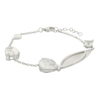Bracciale in argento con Quarzo Bianco (TPC)