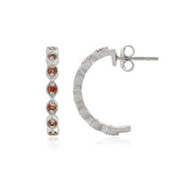Orecchini in argento con Zircone Rosa