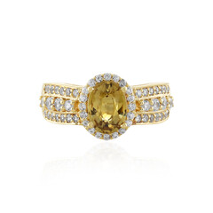 Anello in argento con Zircone Giallo