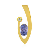 Ciondolo in argento con Tanzanite