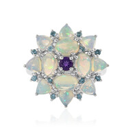 Anello in argento con Opale di Welo
