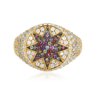 Anello in argento con Citrino