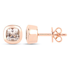 Orecchini in oro con Morganite