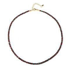 Collana in argento con Rubino del Madagascar