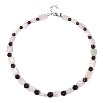 Collana in argento con Kunzite