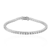 Bracciale in argento con Topazio Bianco