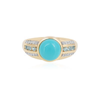 Anello in argento con Turchese Sleeping Beauty