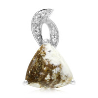 Ciondolo in argento con Magnesite