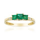 Anello in oro con Smeraldo Zambia AAA (CIRARI)