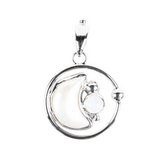 Ciondolo in argento con Perla di Acqua Dolce