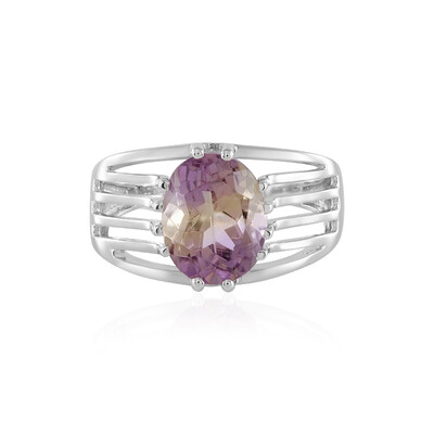 Anello in argento con Ametrina