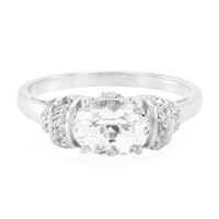 Anello in argento con Berillo Himalayano