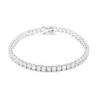 Bracciale in argento con Topazio Bianco