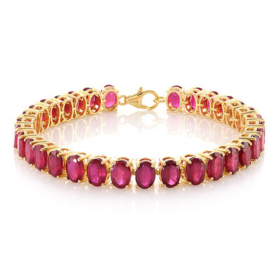 Bracciale in argento con Rubino del Madagascar