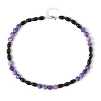 Collana in argento con Onice Nero