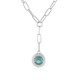 Collana in argento con Fluorite Verde