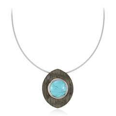 Collana in argento con Quercia Nera