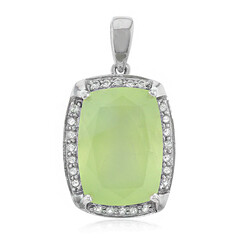 Ciondolo in argento con Prehnite