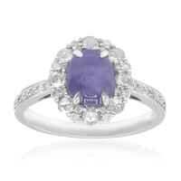 Anello in oro con Zaffiro Porpora Occhio di Gatto (CIRARI)
