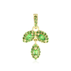 Ciondolo in argento con Tsavorite