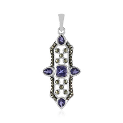 Ciondolo in argento con Iolite Ceylon