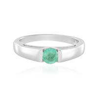 Anello in argento con Smeraldo Colombiano