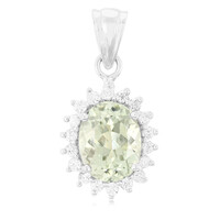 Ciondolo in argento con Ametista Verde