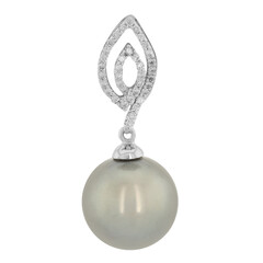 Ciondolo in oro con Perla Tahitiana