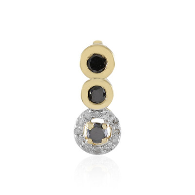 Ciondolo in oro con Diamante Nero