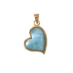 Ciondolo in argento con Larimar