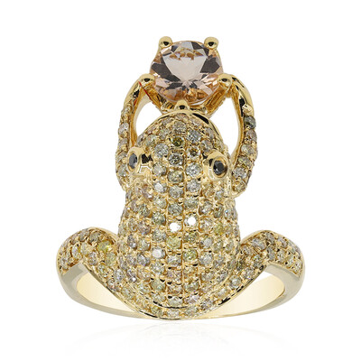 Anello in oro con Morganite AAA (CIRARI)