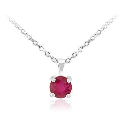 Collana in argento con Rubino Bemainty