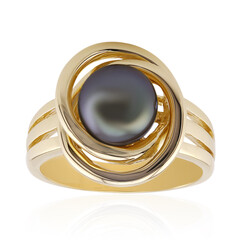 Anello in argento con Perla Tahitiana (TPC)
