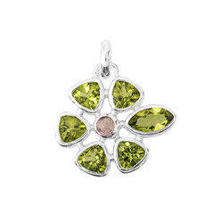 Ciondolo in argento con Peridoto