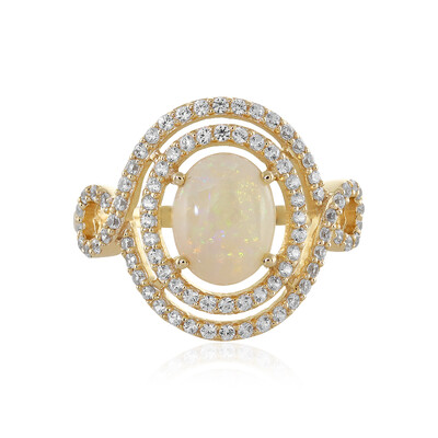 Anello in oro con Opale Australiano (Adela Gold)