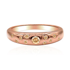 Anello in oro con Diamante Rose de France SI1 di Argyle