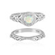 Anello in argento con Opale di Welo